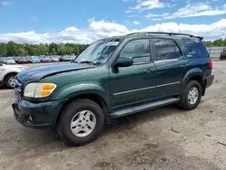 Salvage cars for sale at Harleyville, SC auction: 2001 Toyota Sequoia Limited