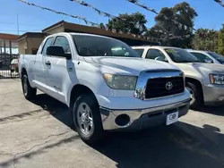 Salvage trucks for sale at Rancho Cucamonga, CA auction: 2008 Toyota Tundra Double Cab