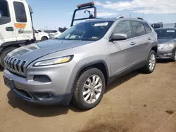 Salvage SUVs for sale at auction: 2015 Jeep Cherokee Limited