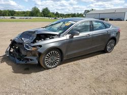 Salvage cars for sale at Columbia Station, OH auction: 2017 Ford Fusion SE