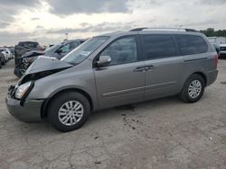 Salvage cars for sale at Indianapolis, IN auction: 2012 KIA Sedona LX