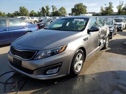 Salvage cars for sale at Bridgeton, MO auction: 2015 KIA Optima LX