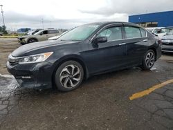 Salvage cars for sale at Woodhaven, MI auction: 2016 Honda Accord EXL