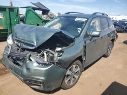 Salvage cars for sale at Brighton, CO auction: 2018 Subaru Forester 2.5I Limited