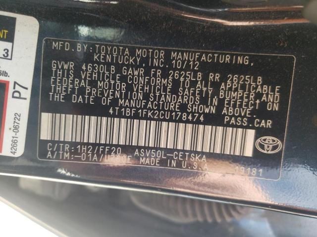 2012 Toyota Camry Base