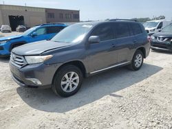 Salvage cars for sale at Kansas City, KS auction: 2011 Toyota Highlander Base