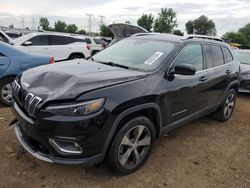 Jeep salvage cars for sale: 2019 Jeep Cherokee Limited