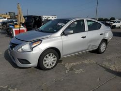 Salvage cars for sale at Grand Prairie, TX auction: 2017 Nissan Versa S