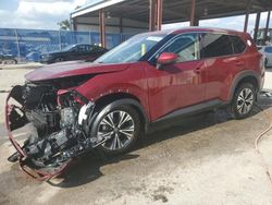 Nissan Rogue sv salvage cars for sale: 2021 Nissan Rogue SV