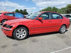 BMW salvage cars for sale: 2002 BMW 325 XI