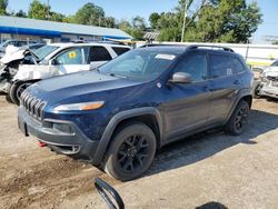 Salvage cars for sale at Wichita, KS auction: 2018 Jeep Cherokee Trailhawk