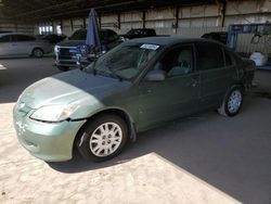 Salvage cars for sale at Phoenix, AZ auction: 2004 Honda Civic LX