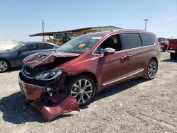 Salvage cars for sale at Temple, TX auction: 2019 Chrysler Pacifica Limited