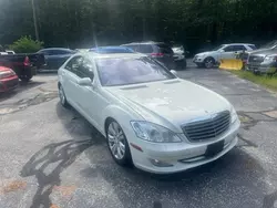 Salvage cars for sale at North Billerica, MA auction: 2009 Mercedes-Benz S 550 4matic