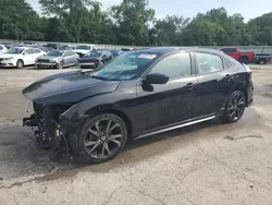 Salvage cars for sale at Ellwood City, PA auction: 2018 Honda Civic Sport