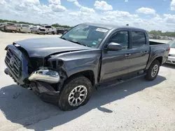 Salvage cars for sale at San Antonio, TX auction: 2018 Toyota Tacoma Double Cab