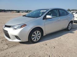 Salvage cars for sale from Copart Houston, TX: 2016 Toyota Corolla L