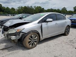 Salvage cars for sale from Copart Madisonville, TN: 2015 Honda Civic EX