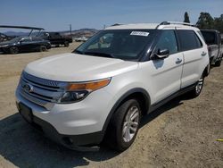 Salvage cars for sale at Vallejo, CA auction: 2013 Ford Explorer XLT