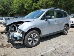 Salvage cars for sale at Austell, GA auction: 2017 Subaru Forester 2.5I