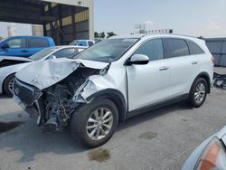 Salvage cars for sale at Kansas City, KS auction: 2017 KIA Sorento LX