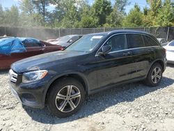 Salvage cars for sale at Waldorf, MD auction: 2019 Mercedes-Benz GLC 300 4matic