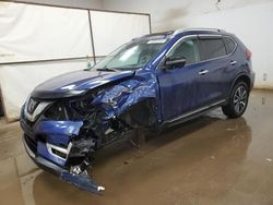 Salvage cars for sale at Davison, MI auction: 2017 Nissan Rogue SV