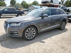 Salvage cars for sale at Wichita, KS auction: 2018 Audi Q7 Prestige