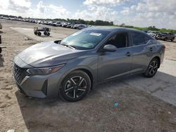 Salvage cars for sale at West Palm Beach, FL auction: 2024 Nissan Sentra SV