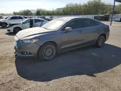 Salvage cars for sale at Las Vegas, NV auction: 2014 Ford Fusion Titanium