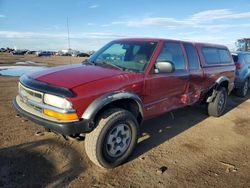 Salvage trucks for sale at Brighton, CO auction: 2001 Chevrolet S Truck S10