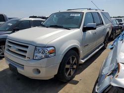 Salvage cars for sale at Wilmer, TX auction: 2007 Ford Expedition EL Limited