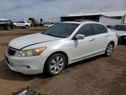 Salvage cars for sale from Copart Brighton, CO: 2008 Honda Accord EXL