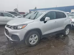 Salvage cars for sale at Woodhaven, MI auction: 2021 Chevrolet Trax LS