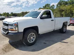 Chevrolet salvage cars for sale: 2018 Chevrolet Silverado C1500