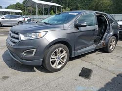 Salvage cars for sale at Savannah, GA auction: 2018 Ford Edge Titanium