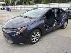 Salvage cars for sale at Savannah, GA auction: 2022 Toyota Corolla LE