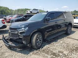 Salvage cars for sale at Windsor, NJ auction: 2021 Chevrolet Suburban K1500 LT