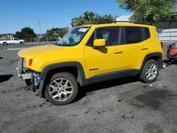 Jeep salvage cars for sale: 2015 Jeep Renegade Latitude