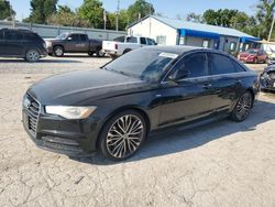 Salvage cars for sale at Wichita, KS auction: 2017 Audi A6 Premium Plus