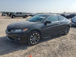 Salvage cars for sale from Copart Houston, TX: 2013 Honda Accord EXL