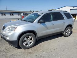 Salvage cars for sale at Airway Heights, WA auction: 2012 GMC Acadia SLE