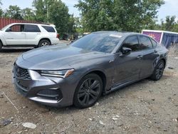 Acura salvage cars for sale: 2022 Acura TLX Tech A