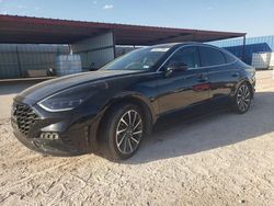 Salvage cars for sale at Andrews, TX auction: 2020 Hyundai Sonata Limited