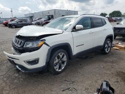 Jeep salvage cars for sale: 2021 Jeep Compass Limited