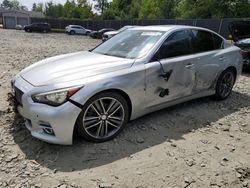 Salvage cars for sale at Waldorf, MD auction: 2014 Infiniti Q50 Base