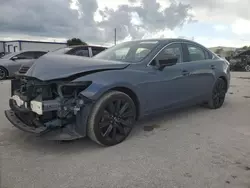 Salvage cars for sale at Orlando, FL auction: 2021 Mazda 6 Grand Touring Reserve