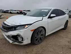 Honda salvage cars for sale: 2020 Honda Civic Sport