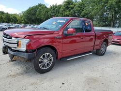 Salvage cars for sale at North Billerica, MA auction: 2018 Ford F150 Super Cab