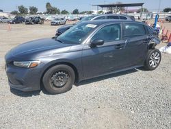 Salvage cars for sale at San Diego, CA auction: 2022 Honda Civic LX